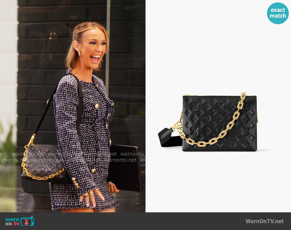 Louis Vuitton Coussin PM Bag in Black Monogram Embossed Leather worn by Ashtyn Zerboni (Ashtyn Zerboni) on Selling the OC