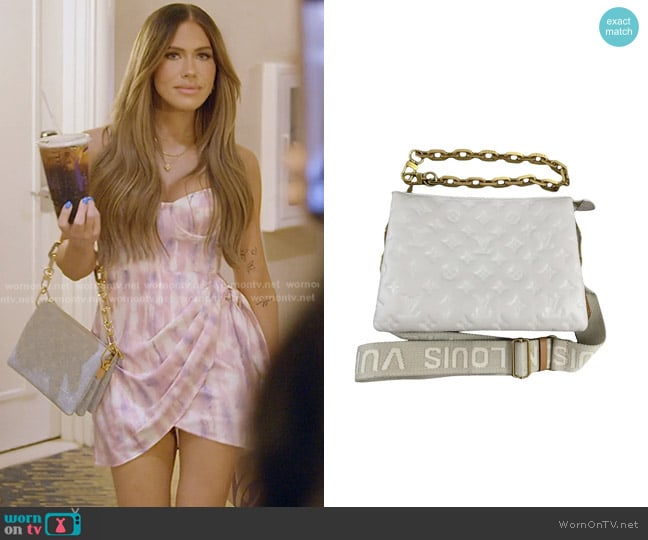 Louis Vuitton Coussin PM Crossbody Bag worn by Jessi Ngatikaura on The Secret Lives of Mormon Wives