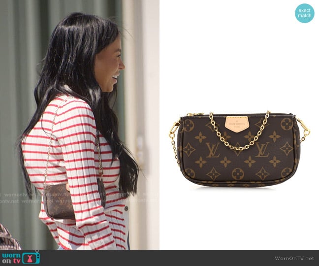 Louis Vuitton Monogram Multi Pochette Accessories Mini Pochette worn by Layla Taylor on The Secret Lives of Mormon Wives