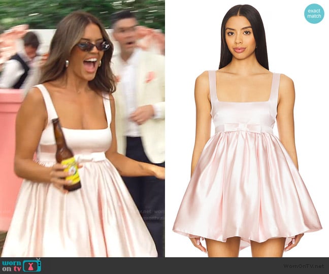 Lovers and Friends Elizabeth Mini Dress worn by Salley Carson on Southern Charm