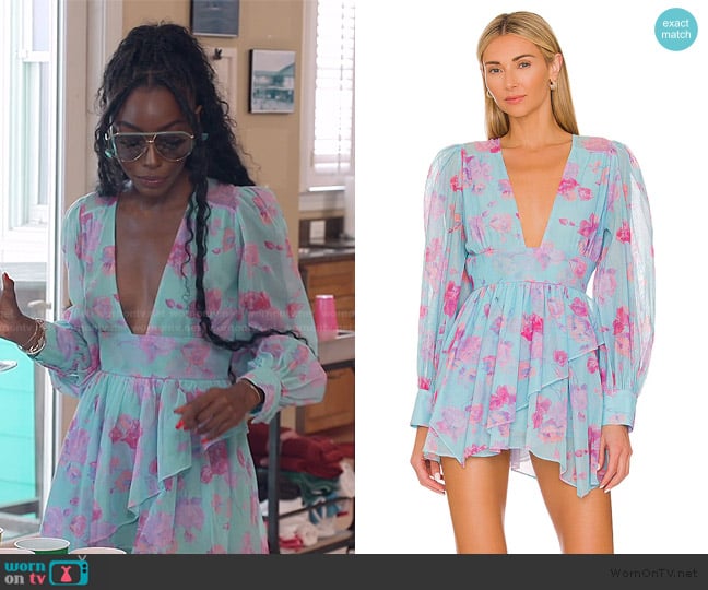 LoveShackFancy Varsha Dress worn by Venita Aspen on Southern Charm