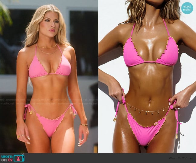 Luli Fama Brazilian bikini bottom Adore worn by Fiona Belle (Fiona Belle) on Selling the OC