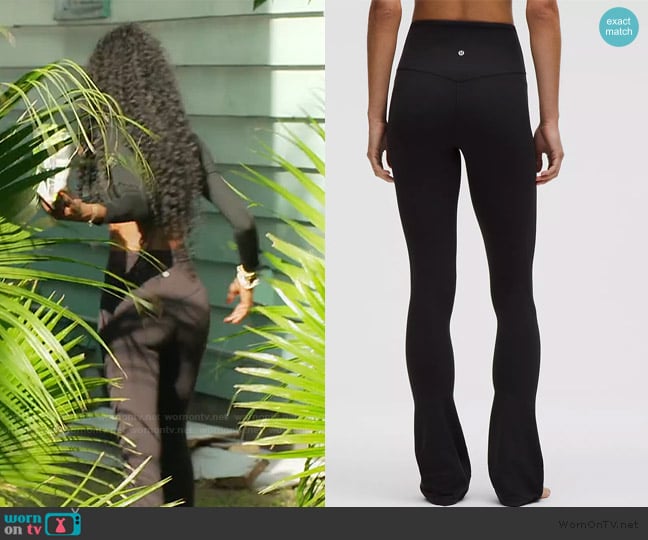 Lululemon High-Rise Mini-Flare Pant worn by Venita Aspen on Southern Charm