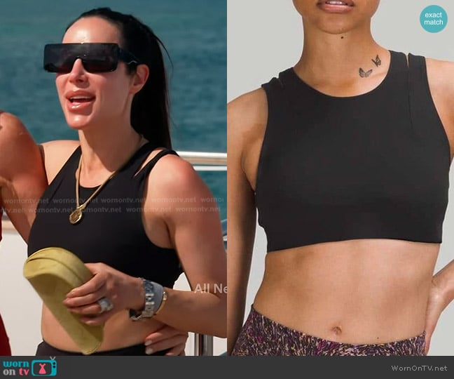 Lululemon Strong Front Bra worn by Angie Katsanevas on The Real Housewives of Salt Lake City