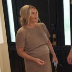 Madison’s brown knit top and skirt on Southern Charm