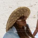 Mary’s brown and beige straw hat on The Real Housewives of Salt Lake City