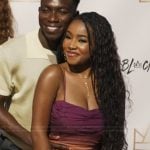 Marisa’s ombre drape mini dress on Bel-Air