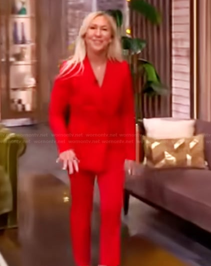 Marjorie Taylor Greene's red suit on The View