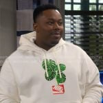 Marty’s Nike palm leaves hoodie on The Neighborhood