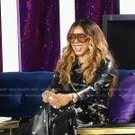 Mary’s black studded leather coat on Today