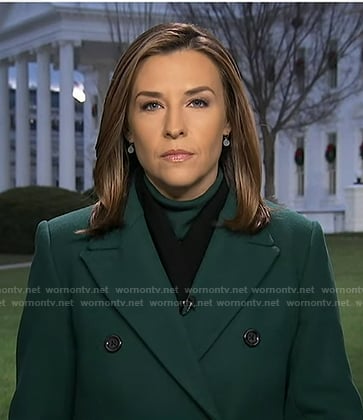 Mary's green coat on Good Morning America