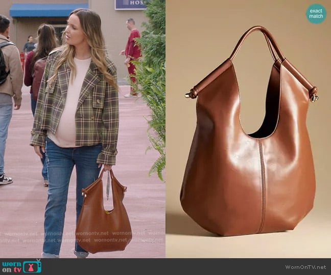 Melie Bianco Tracy Tote worn by Jo Wilson (Camilla Luddington) on Greys Anatomy