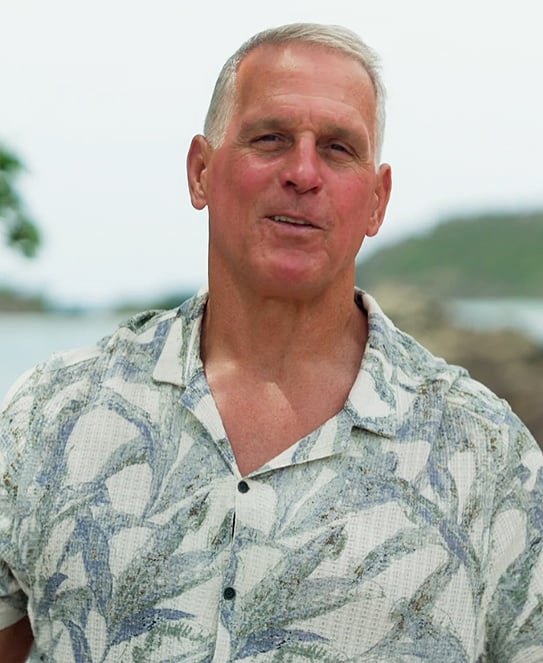 Mel's floral print shirt on The Golden Bachelor