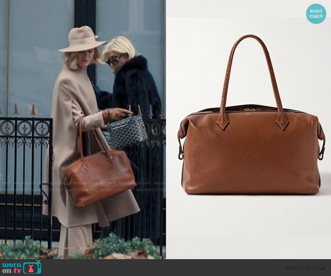 Metier Verite All Day braided leather tote worn by Liberty Ronson (Naomi Watts) on Alls Fair