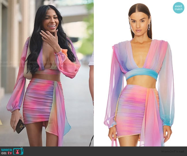 Michael Costello x REVOLVE Adia Top worn by Layla Taylor on The Secret Lives of Mormon Wives