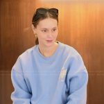 Mikayla’s blue sweatshirt on The Secret Lives of Mormon Wives