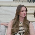 Mikayla’s stripe knit dress on The Secret Lives of Mormon Wives