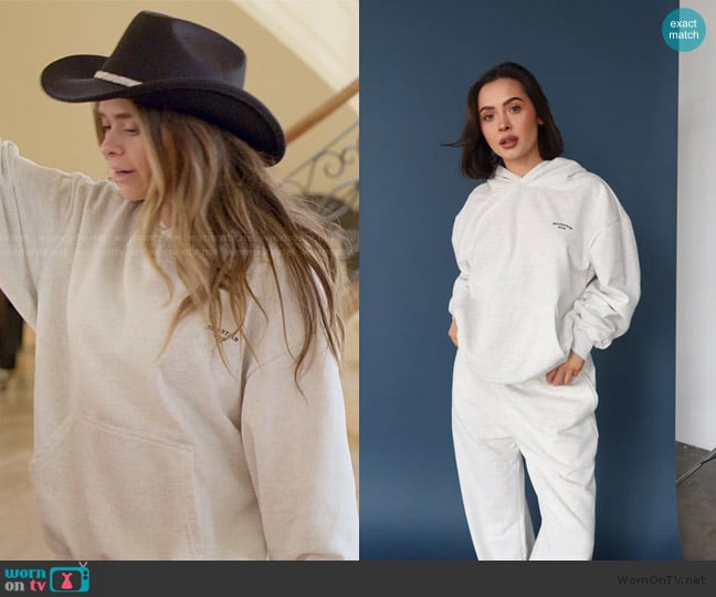 Milkstain Apparel Hoodie worn by Taylor Frankie Paul on The Secret Lives of Mormon Wives