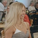 Miranda’s gingham check print mini dress on The Secret Lives of Mormon Wives