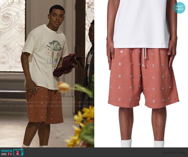 Mnml All Over Button Shorts worn by Will Smith (Jabari Banks) on Bel-Air