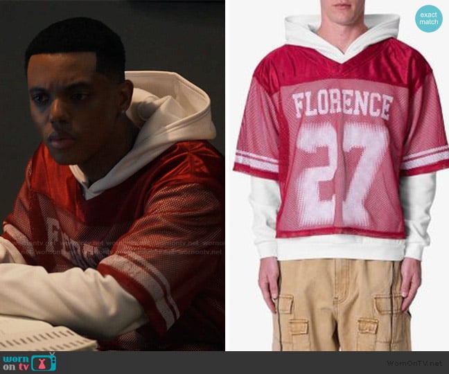 MNML Florence Jersey Top worn by Will Smith (Jabari Banks) on Bel-Air