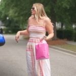 Molly’s embroidered maxi dress on Southern Charm