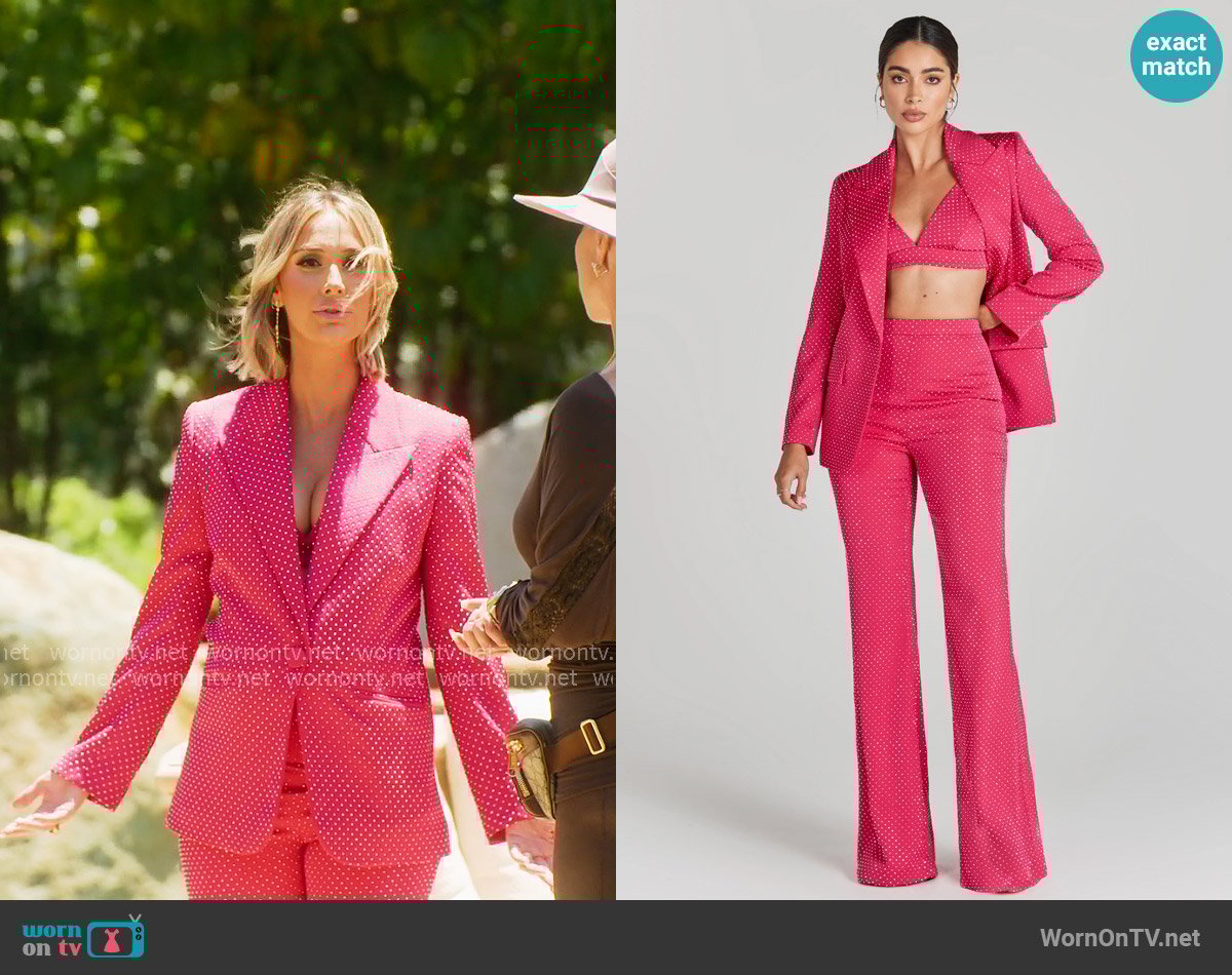 Nadine Merabi Kira Bra Top worn by Ashtyn Zerboni (Ashtyn Zerboni) on Selling the OC