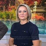 Dylan’s nevy short puff sleeve sweater on Today