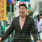 Nicholas’s plaid suit on Loot