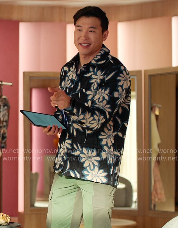 Nicholas’s floral jacket on Loot