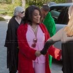 Niecy’s red robe on The Kardashians