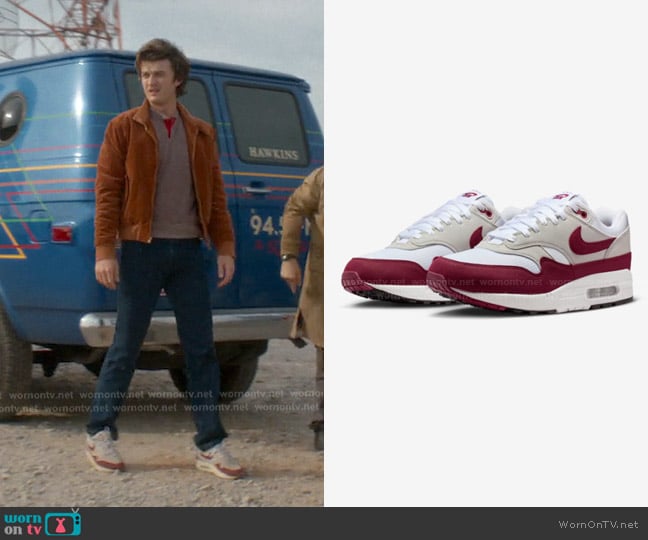 Nike Vintage Air Max '87 Sneakers worn by Steve Harrington (Joe Keery) on Stranger Things