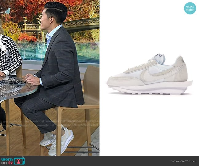 Nike x Sacai LD Waffle Sneakers worn by Brian Cheung on Today
