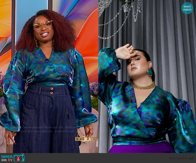 Olarsgrace Sasha Top worn by Jennifer Hudson on The Jennifer Hudson Show
