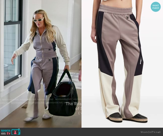 Palm Angels colour-block Track Pants worn by Heather Gay on The Real Housewives of Salt Lake City