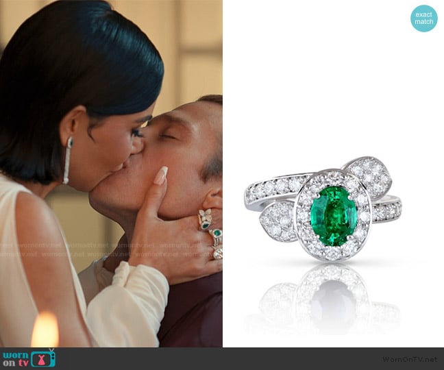 Pasquale Bruni Heart to Earth Ring worn by Allura Grant (Kim Kardashian) on Alls Fair