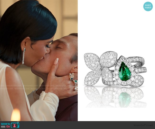 Pasquale Bruni Heart to Earth Ring worn by Allura Grant (Kim Kardashian) on Alls Fair