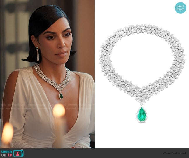 Pasquale Bruni The Goddess Garden Collier worn by Allura Grant (Kim Kardashian) on Alls Fair