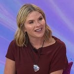 Jenna’s silver pendant necklace on Today