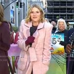 Jenna’s pink mohair wrap coat on Today