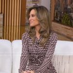 Rhiannon’s pink print jumpsuit on Good Morning America