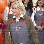 Martha Stewart’s brown plaid jacket on Today