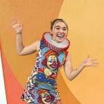 Haley Lu Richardson’s polka dot heel pumps on Today