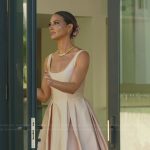 Polly’s pink flare dress on Selling the OC