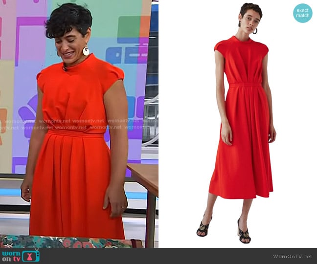 Rachel Comey Jacmar Dress worn by Ruti Wajnberg on Today