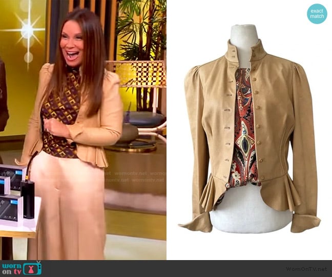 Ralph Lauren Military Jacket worn by Gretta Monahan on The View