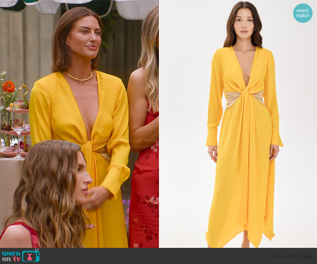 Ramy Brook Colorblock Tatia Dress worn by Polly Brindle (Polly Brindle) on Selling the OC