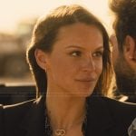 Rebecca’s gold pendant necklace on Landman