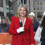 Jenna’s red coat on Today