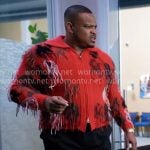 Maurice’s red fringed cardigan on Tyler Perrys Sistas